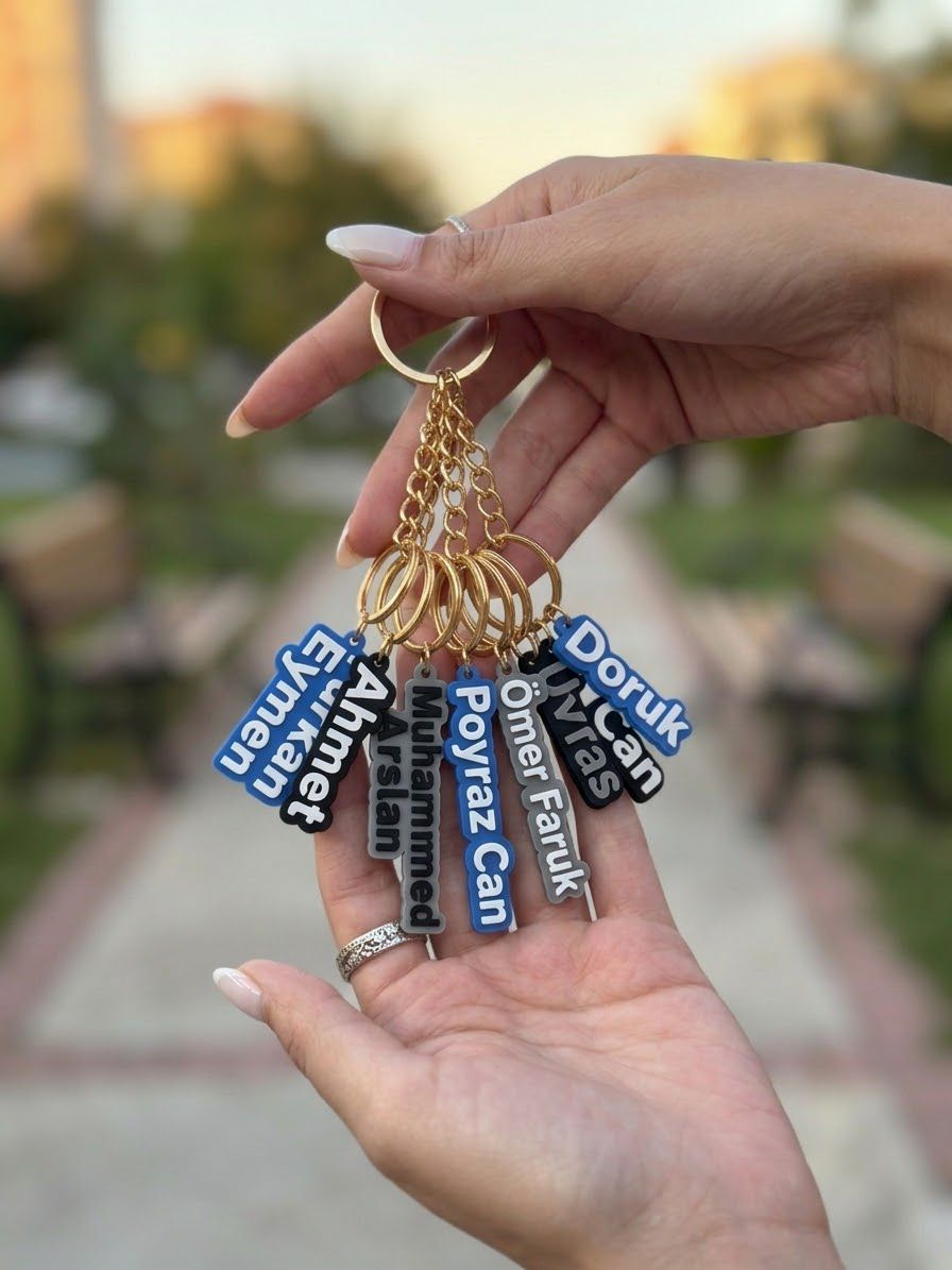 İsme Özel Anahtarlık
